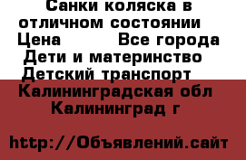 Санки-коляска в отличном состоянии  › Цена ­ 500 - Все города Дети и материнство » Детский транспорт   . Калининградская обл.,Калининград г.